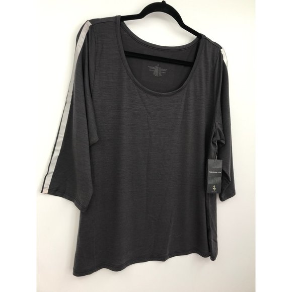 Torrid Dark Gray Long Sleeve Tee - Picture 2 of 6